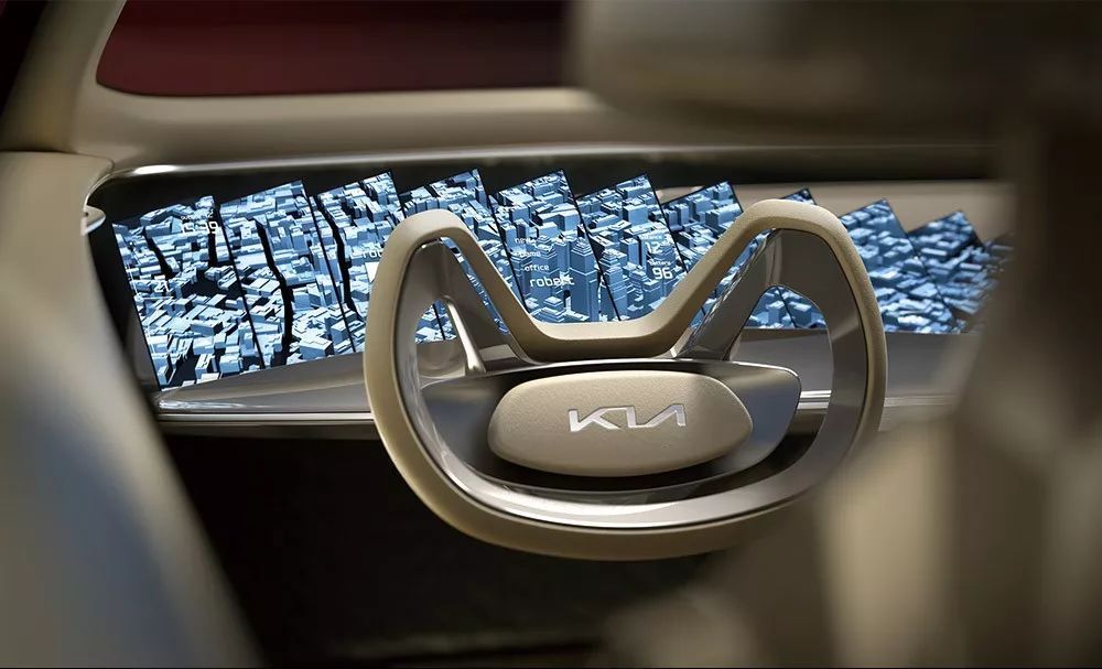 起亞概念汽車全新LOGO曝光。乍一看，還以為是KTV呢！